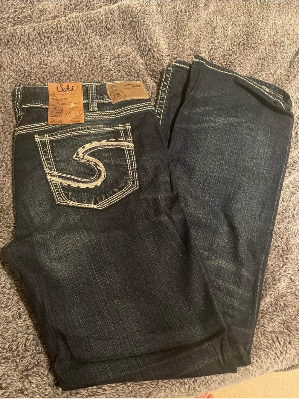 Dark Blue Women’s Jeans - Classic Straight Fit
